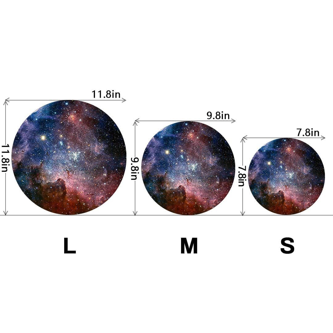FASCINATING NEBULA Wooden Jigsaw Puzzle - KAAYEE Puzzle