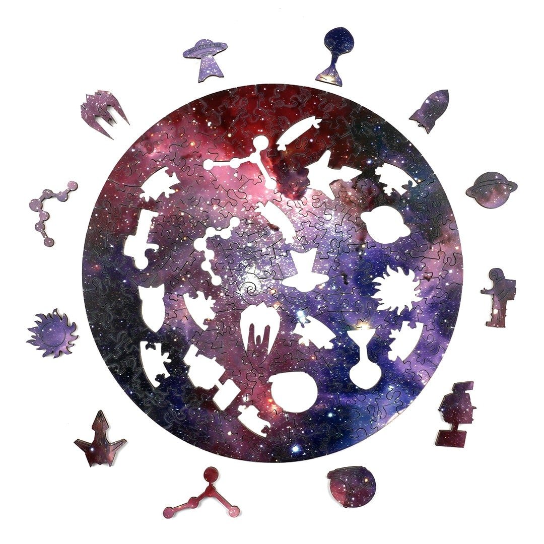 FASCINATING NEBULA Wooden Jigsaw Puzzle - KAAYEE Puzzle