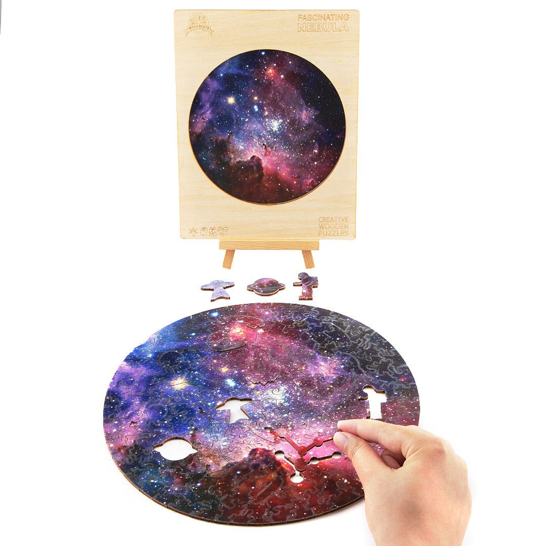 FASCINATING NEBULA Wooden Jigsaw Puzzle - KAAYEE Puzzle