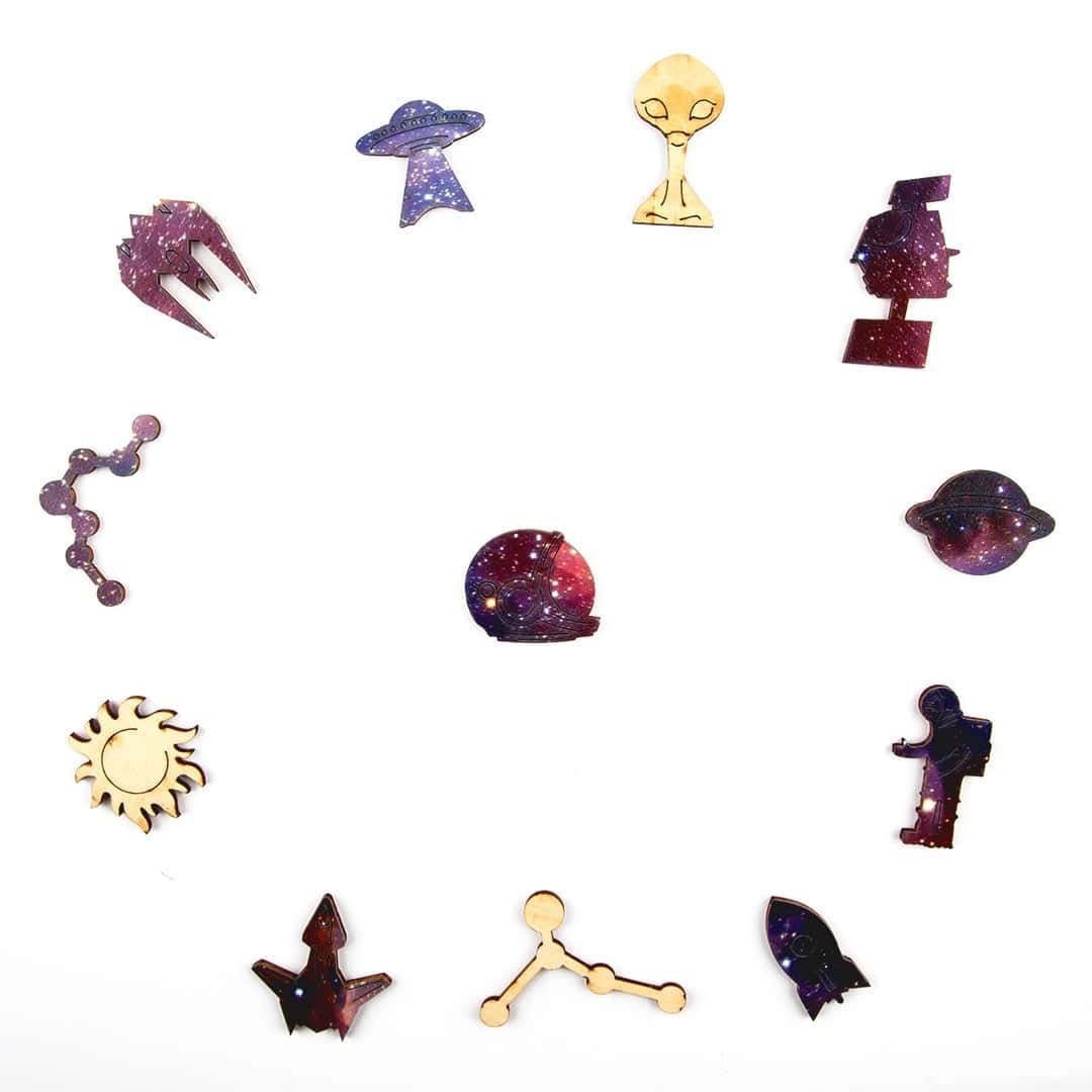 FASCINATING NEBULA Wooden Jigsaw Puzzle - KAAYEE Puzzle