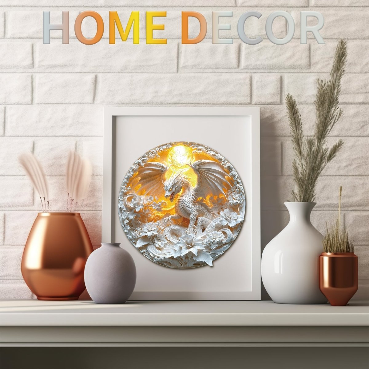 Fierce Dragon Wooden Jigsaw Puzzle - KAAYEE Puzzle