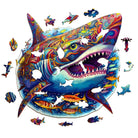 Fierce Shark Wooden Jigsaw Puzzle - KAAYEE Puzzle