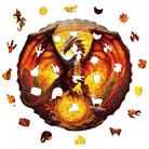 Fiery Dragon Wooden Jigsaw Puzzle - KAAYEE Puzzle