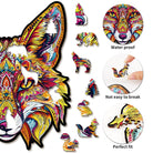 Fiery Fox Wooden Jigsaw Puzzle - KAAYEE Puzzle