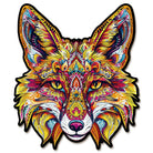 Fiery Fox Wooden Jigsaw Puzzle - KAAYEE Puzzle