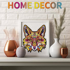 Fiery Fox Wooden Jigsaw Puzzle - KAAYEE Puzzle