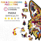 Fiery Fox Wooden Jigsaw Puzzle - KAAYEE Puzzle