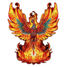 Flame born Phoenix Wooden Jigsaw Puzzle - KAAYEE Puzzle