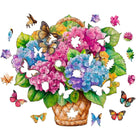 Flower Basket 2 Wooden Jigsaw Puzzle - KAAYEE Puzzle