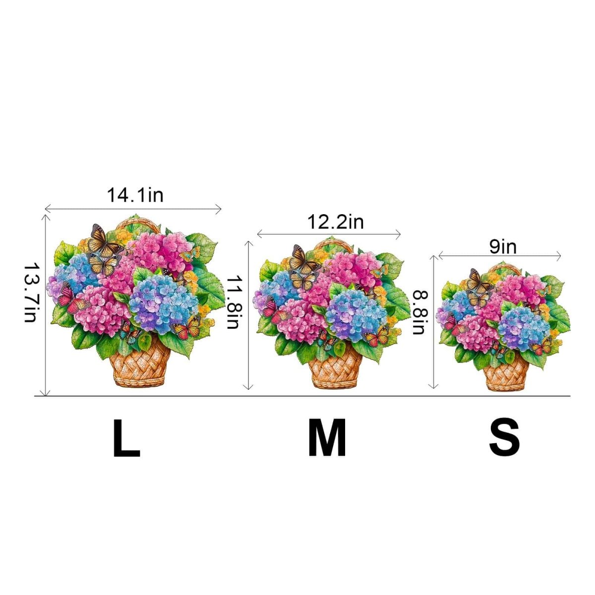 Flower Basket 2 Wooden Jigsaw Puzzle - KAAYEE Puzzle
