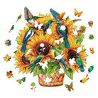 Flower Basket 3 Wooden Jigsaw Puzzle - KAAYEE Puzzle
