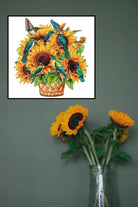 Flower Basket 3 Wooden Jigsaw Puzzle - KAAYEE Puzzle