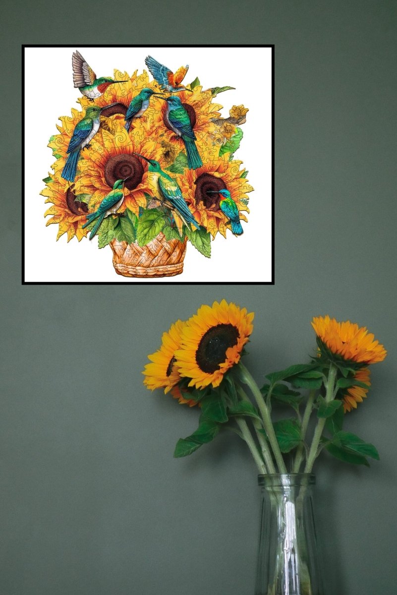 Flower Basket 3 Wooden Jigsaw Puzzle - KAAYEE Puzzle