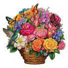 Flower Basket Wooden Jigsaw Puzzle - KAAYEE Puzzle
