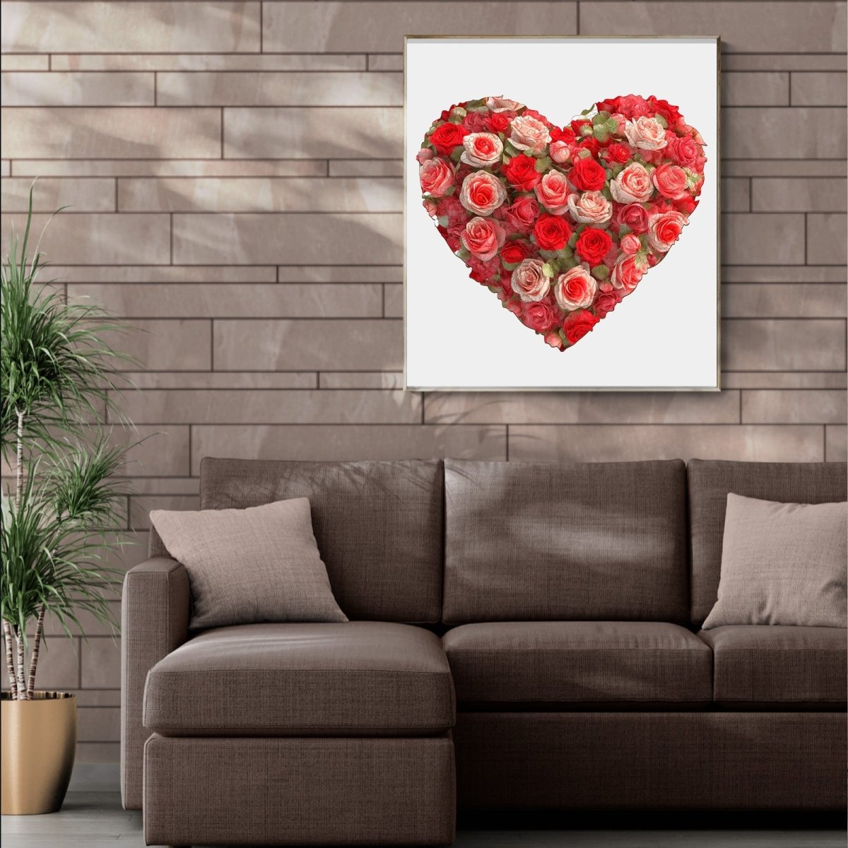 FLOWER HEART 1 Wooden Jigsaw Puzzle - KAAYEE Puzzle