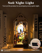 DIY Book Nook Kit,3D Wooden Puzzle