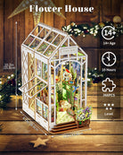 DIY Book Nook Kit,3D Wooden Puzzle