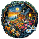 Flower Sea House Wooden Jigsaw Puzzle - KAAYEE Puzzle