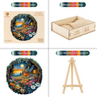 Flower Sea House Wooden Jigsaw Puzzle - KAAYEE Puzzle