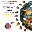 Flower Sea House Wooden Jigsaw Puzzle - KAAYEE Puzzle