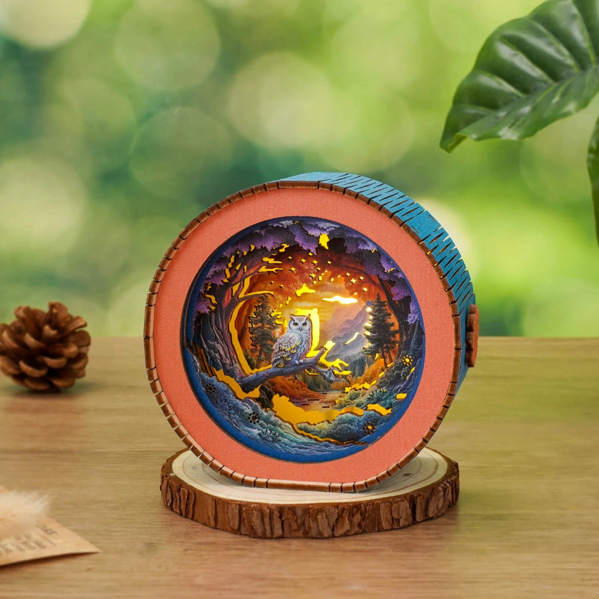 Forest Fantasy Owl Night Light - KAAYEE Puzzle