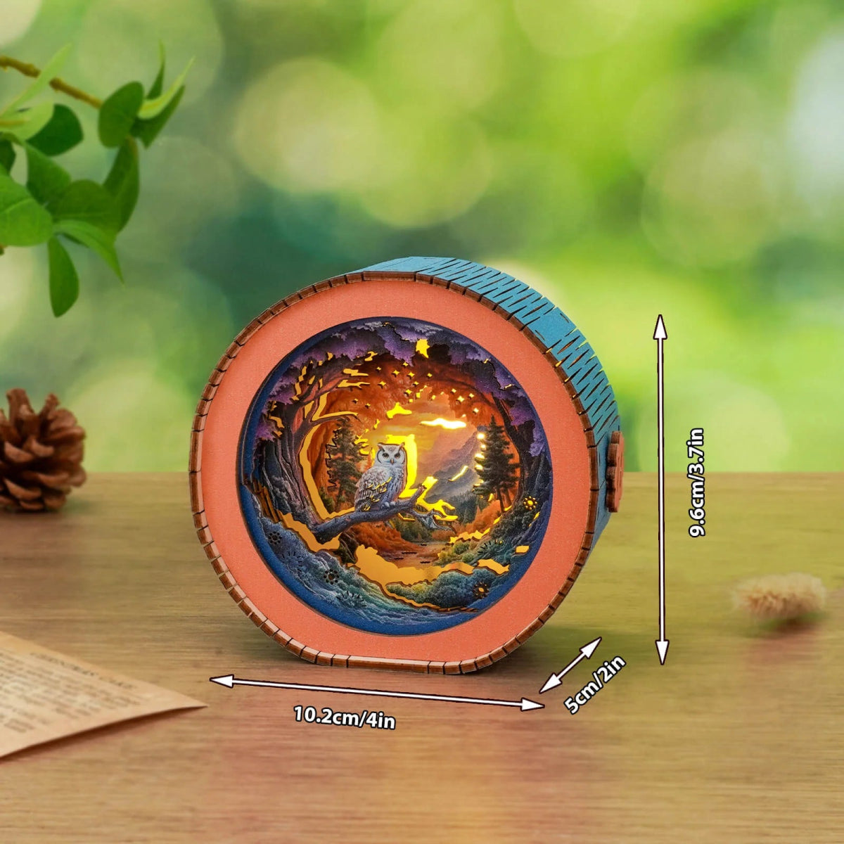 Forest Fantasy Owl Night Light - KAAYEE Puzzle