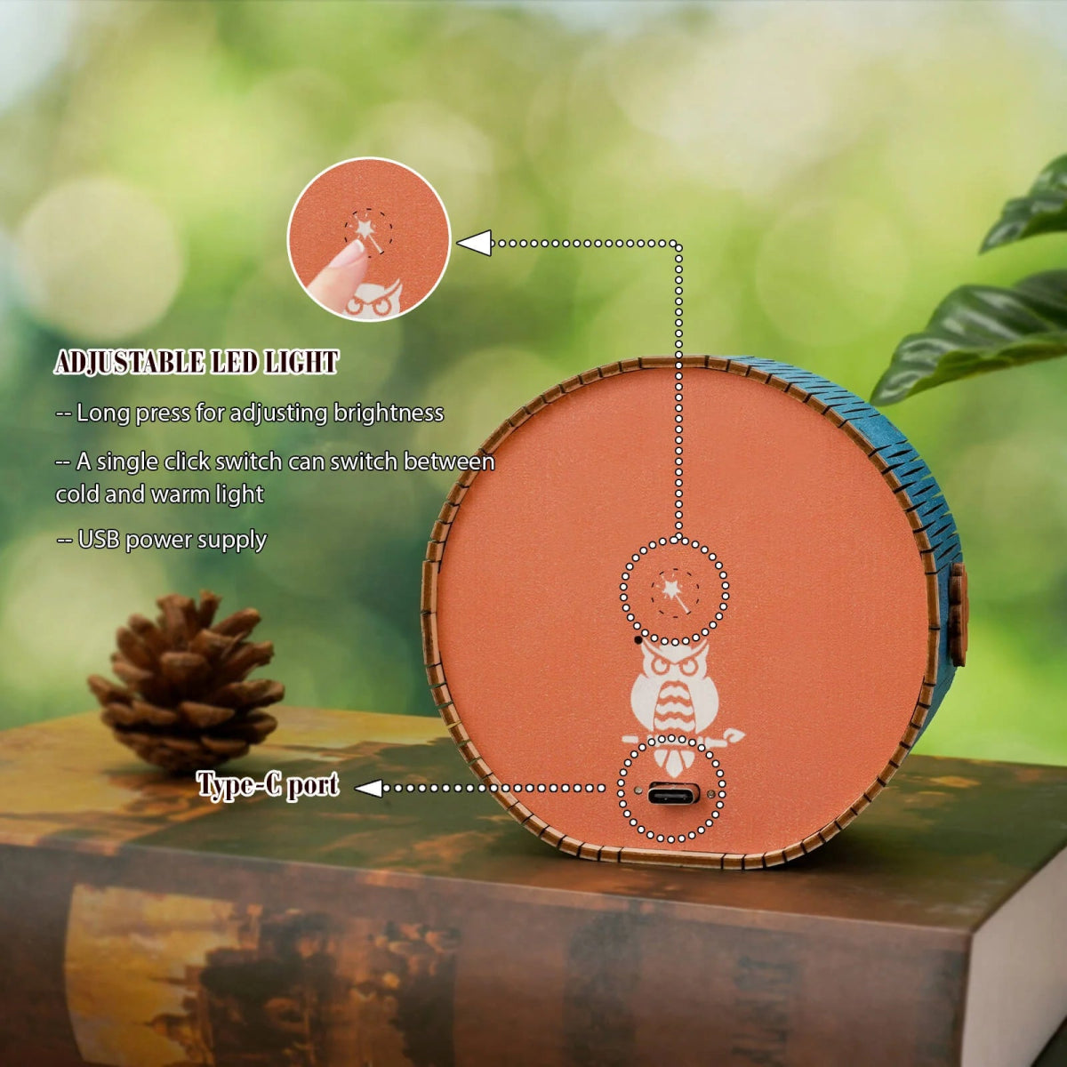 Forest Fantasy Owl Night Light - KAAYEE Puzzle