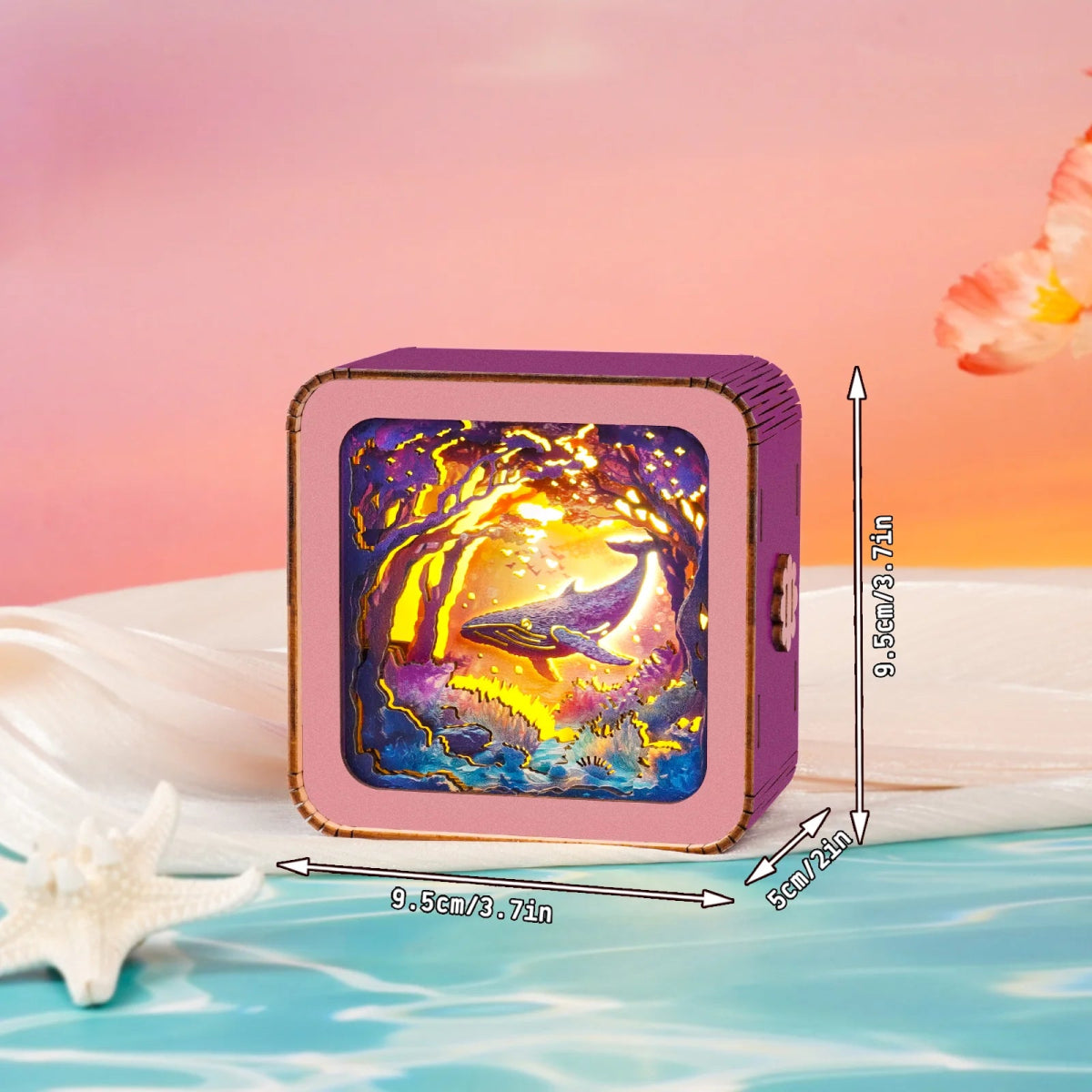 Forest Fantasy Whale Night Light - KAAYEE Puzzle