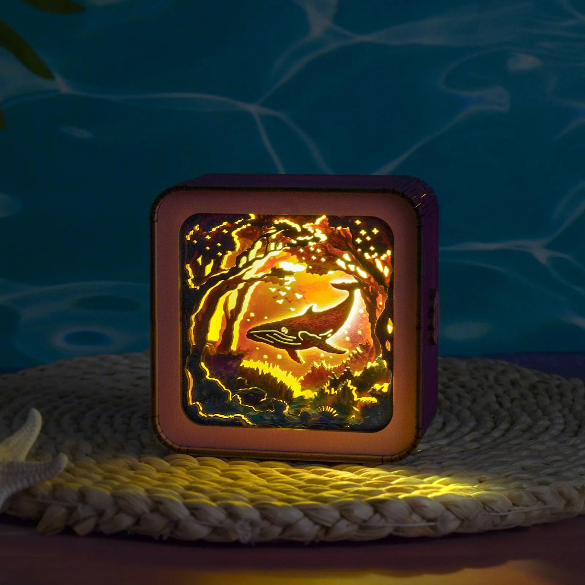 Forest Fantasy Whale Night Light - KAAYEE Puzzle