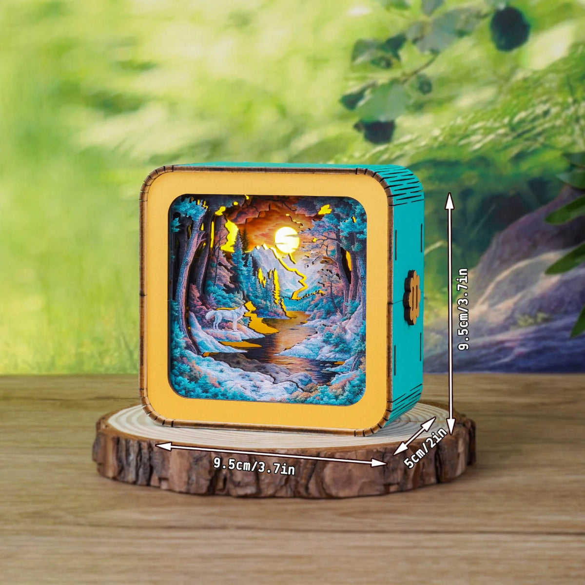 Forest Fantasy Wolf Night Light - KAAYEE Puzzle