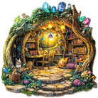 Forest Mushroom House Wooden Jigsaw Puzzle - KAAYEE Puzzle