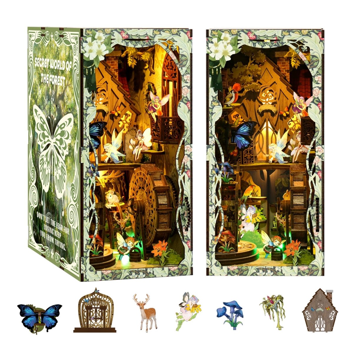 Forest Sanctuary Book Nook Kit - KAAYEE Puzzle