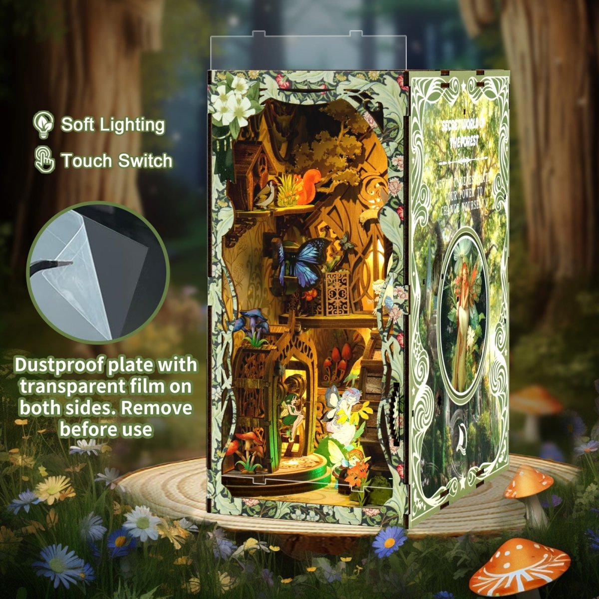 Forest Sanctuary Book Nook Kit - KAAYEE Puzzle
