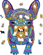 FRENCH BULLDOG Wooden Jigsaw Puzzle - KAAYEE Puzzle