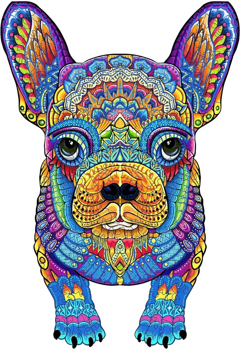 FRENCH BULLDOG Wooden Jigsaw Puzzle - KAAYEE Puzzle