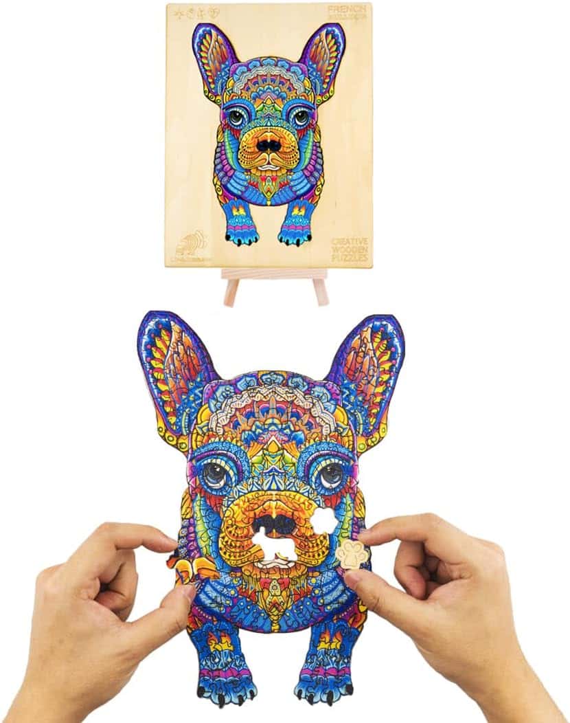 FRENCH BULLDOG Wooden Jigsaw Puzzle - KAAYEE Puzzle