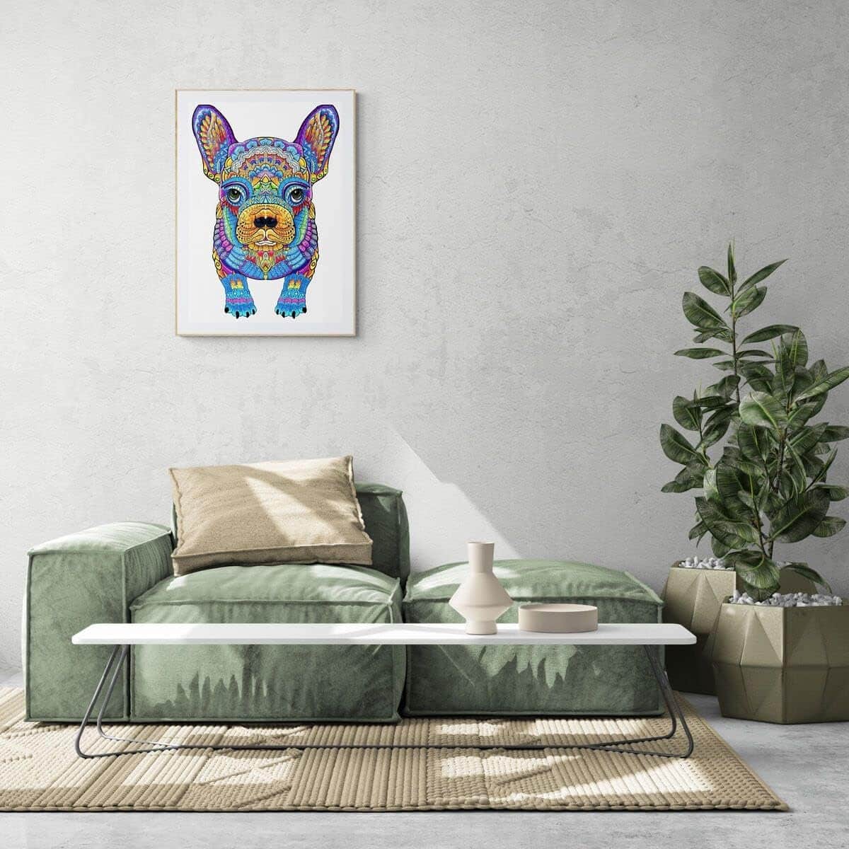 FRENCH BULLDOG Wooden Jigsaw Puzzle - KAAYEE Puzzle