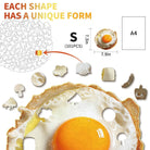 Fried Egg Wooden Jigsaw Puzzle - KAAYEE Puzzle