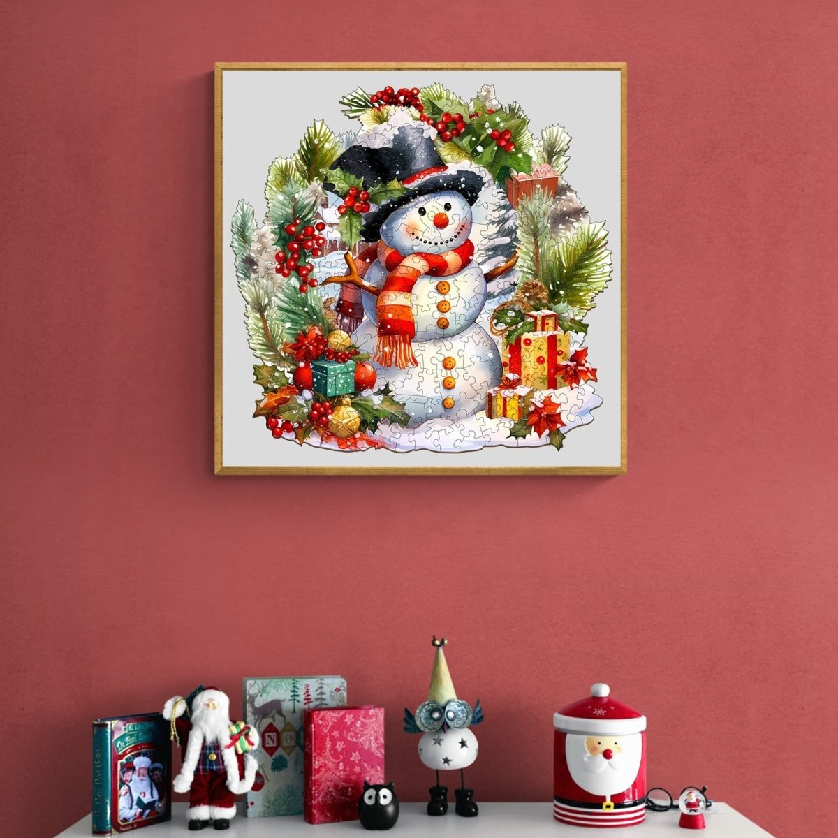 Frosty the Snowman Wooden Jigsaw Puzzle - KAAYEE Puzzle