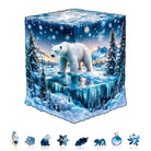 Frozen polar bears - 2 Wooden Jigsaw Puzzle - KAAYEE Puzzle