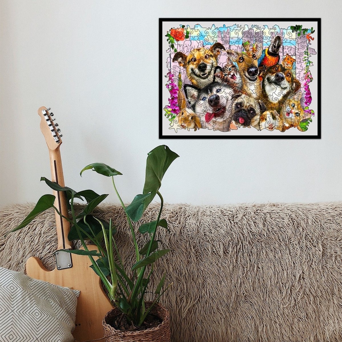 FUNNY DOGS Wooden Jigsaw Puzzle - KAAYEE Puzzle