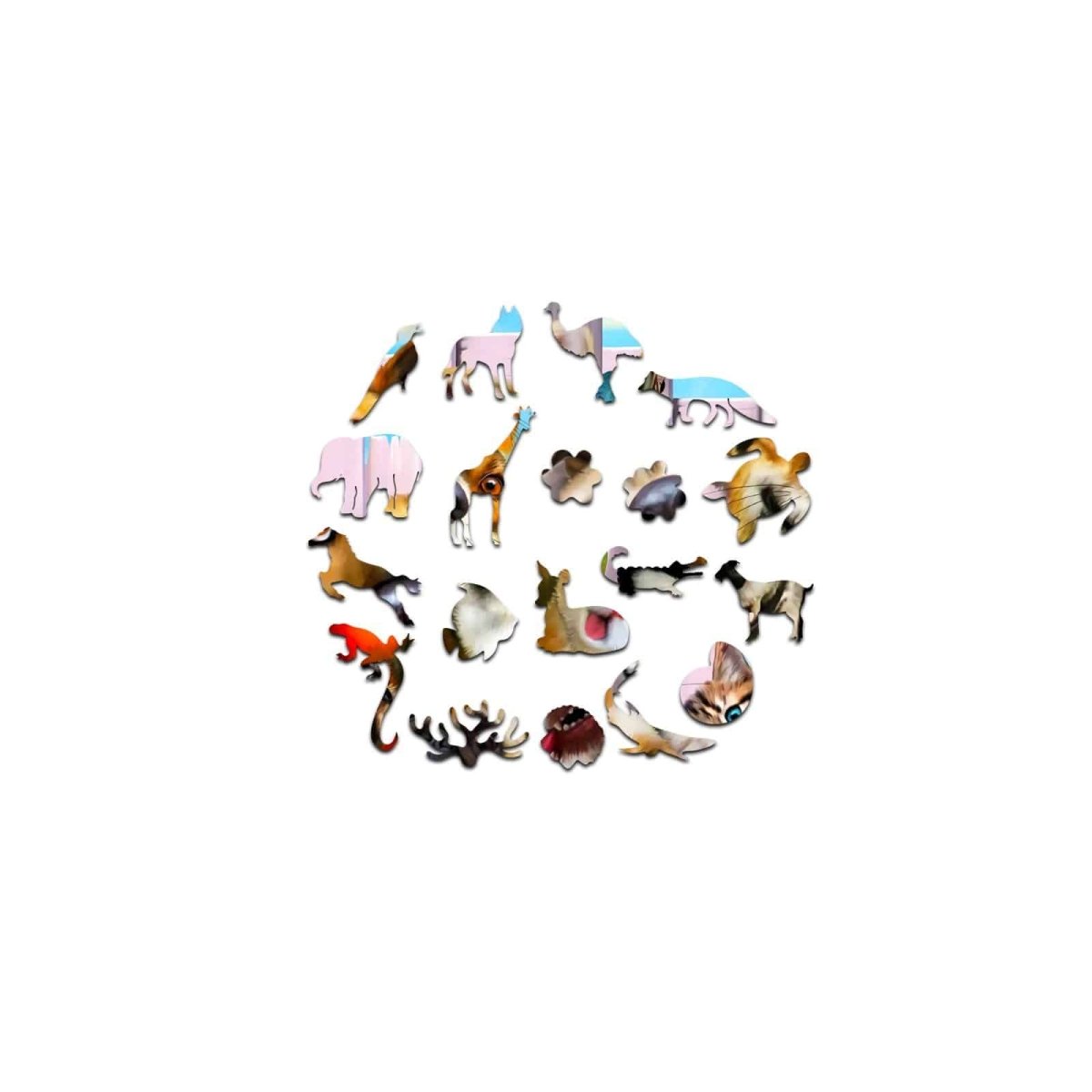 FUNNY DOGS Wooden Jigsaw Puzzle - KAAYEE Puzzle