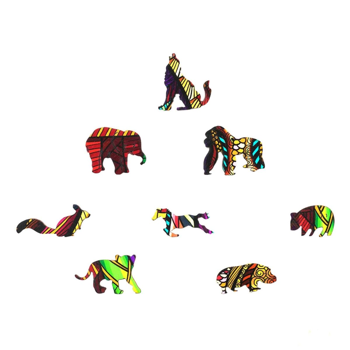 GALLOPING HORSE Wooden Jigsaw Puzzle - KAAYEE Puzzle