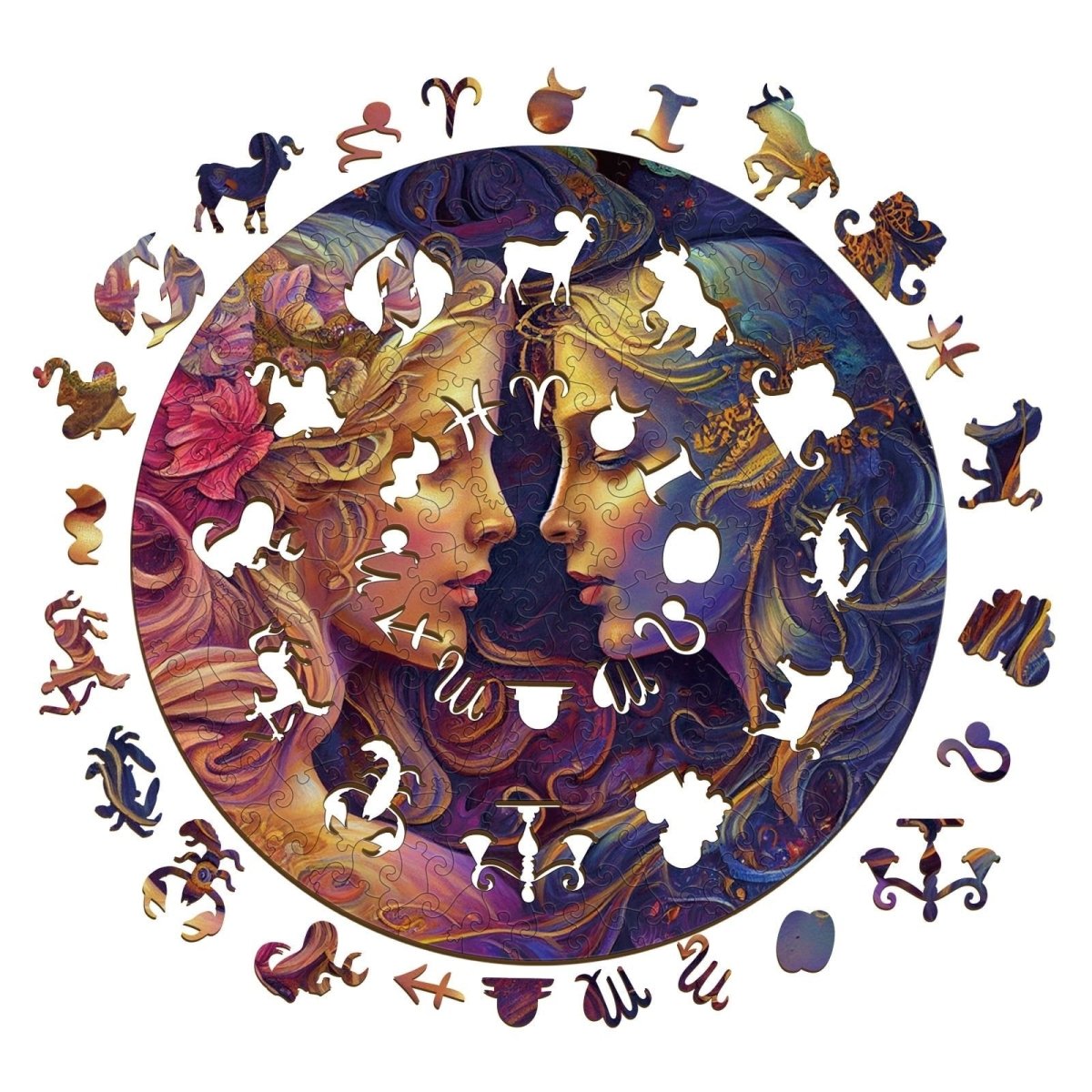 Gemini Wooden Jigsaw Puzzle - KAAYEE Puzzle