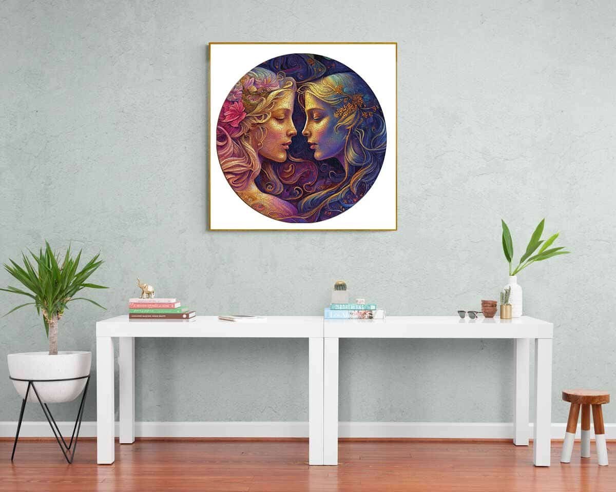 Gemini Wooden Jigsaw Puzzle - KAAYEE Puzzle