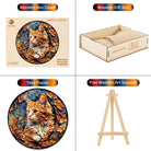 Gentle Kitten Wooden Jigsaw Puzzle - KAAYEE Puzzle