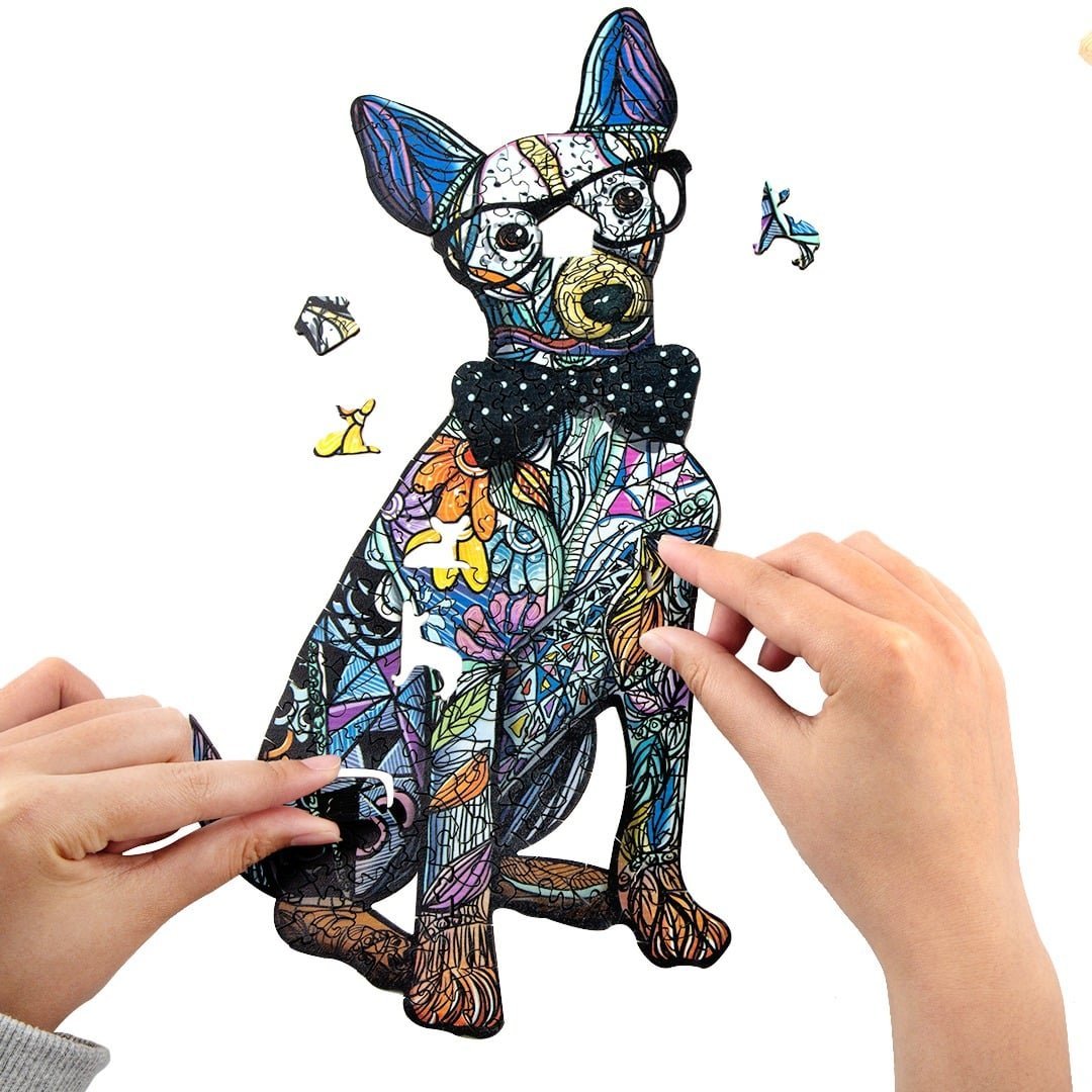 GENTLEMEN DOG Wooden Jigsaw Puzzle - KAAYEE Puzzle