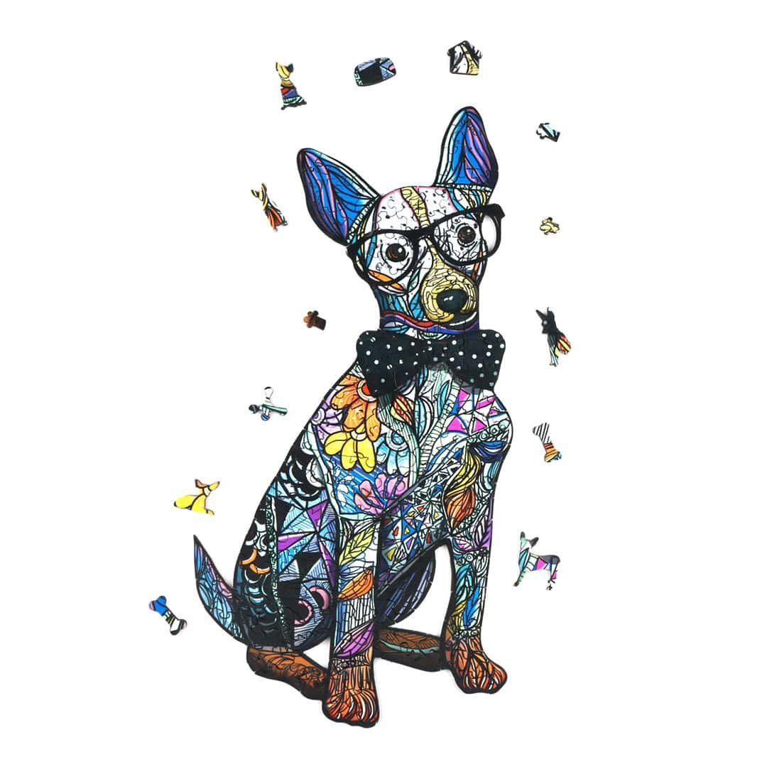 GENTLEMEN DOG Wooden Jigsaw Puzzle - KAAYEE Puzzle