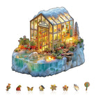 Glacier greenhouse Wooden Jigsaw Puzzle - KAAYEE Puzzle