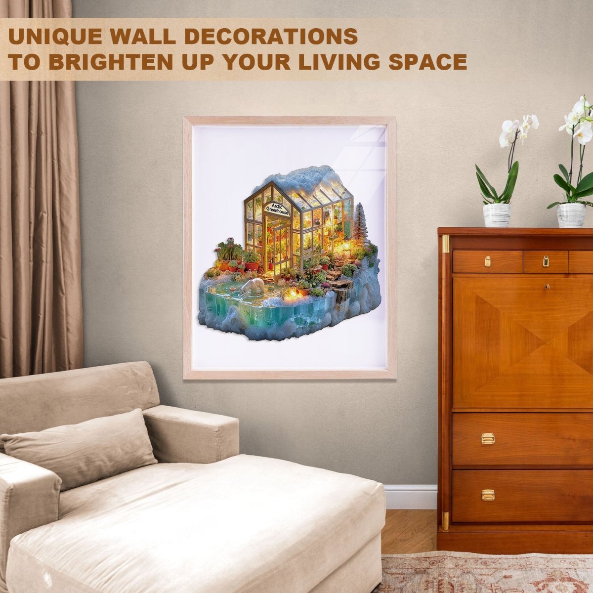 Glacier greenhouse Wooden Jigsaw Puzzle - KAAYEE Puzzle